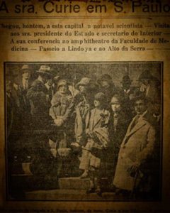 Marie Curie no Brasil 